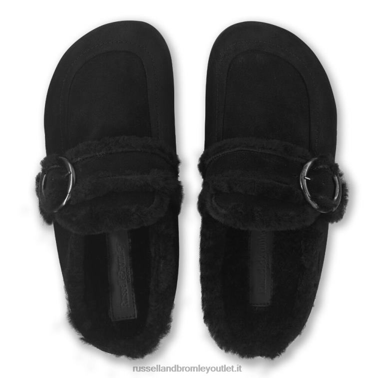 nero V0V4J252 donne Russell And Bromley mocassino zoccolo luxo senza schienale