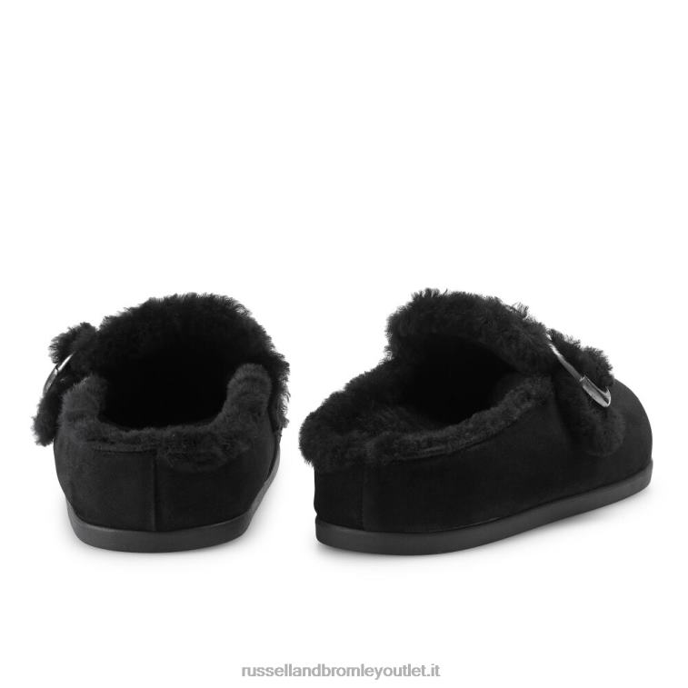 nero V0V4J252 donne Russell And Bromley mocassino zoccolo luxo senza schienale
