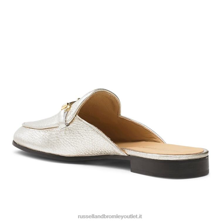 oro V0V4J235 donne Russell And Bromley loafermule mocassino senza schienale