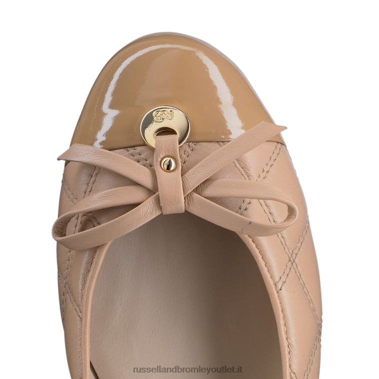 rosa V0V4J244 donne Russell And Bromley affascinante ballerina trapuntata