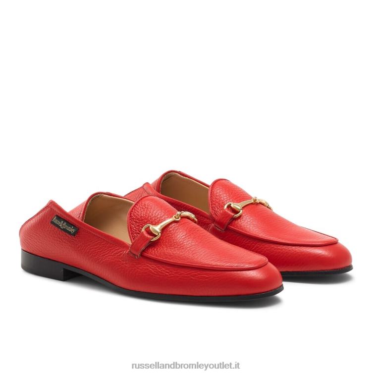 rosso V0V4J208 donne Russell And Bromley mocassino filetto mocassino