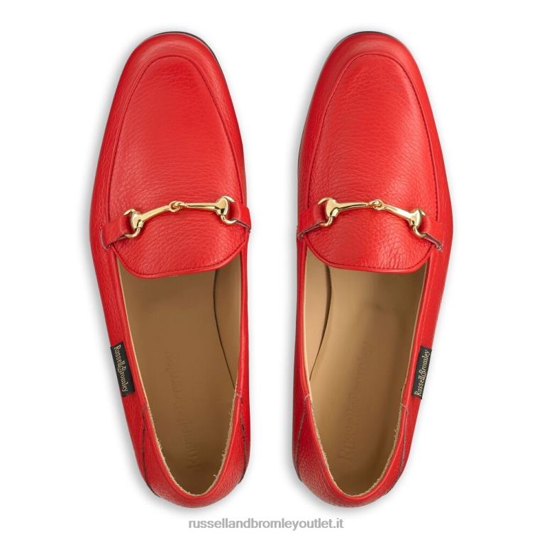 rosso V0V4J208 donne Russell And Bromley mocassino filetto mocassino