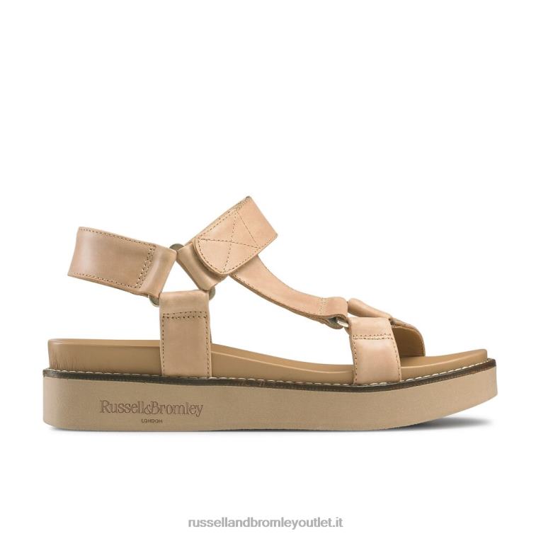 abbronzatura V0V4J376 donne Russell And Bromley sandalo atlanta con cinturino in velcro