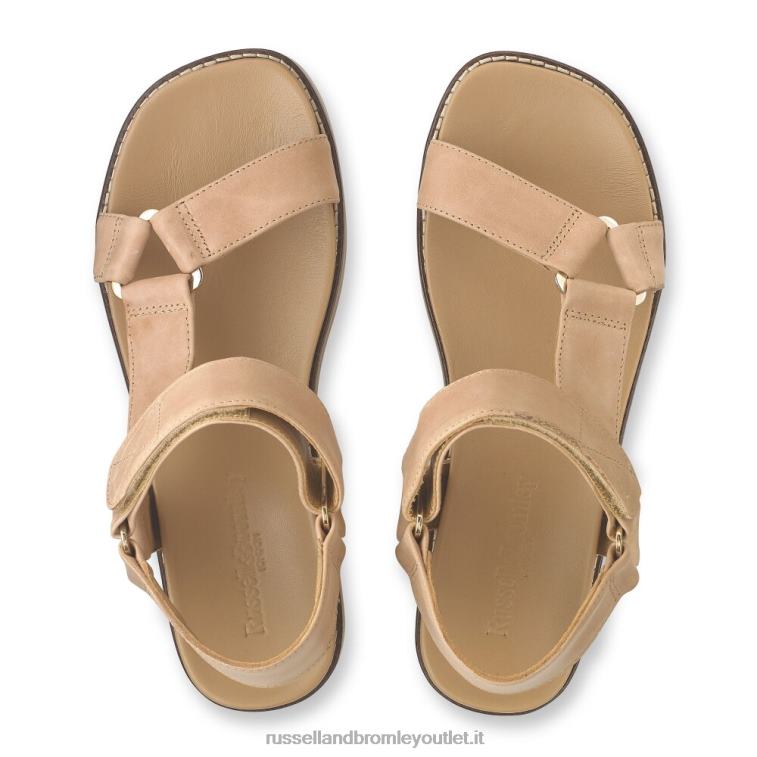 abbronzatura V0V4J376 donne Russell And Bromley sandalo atlanta con cinturino in velcro