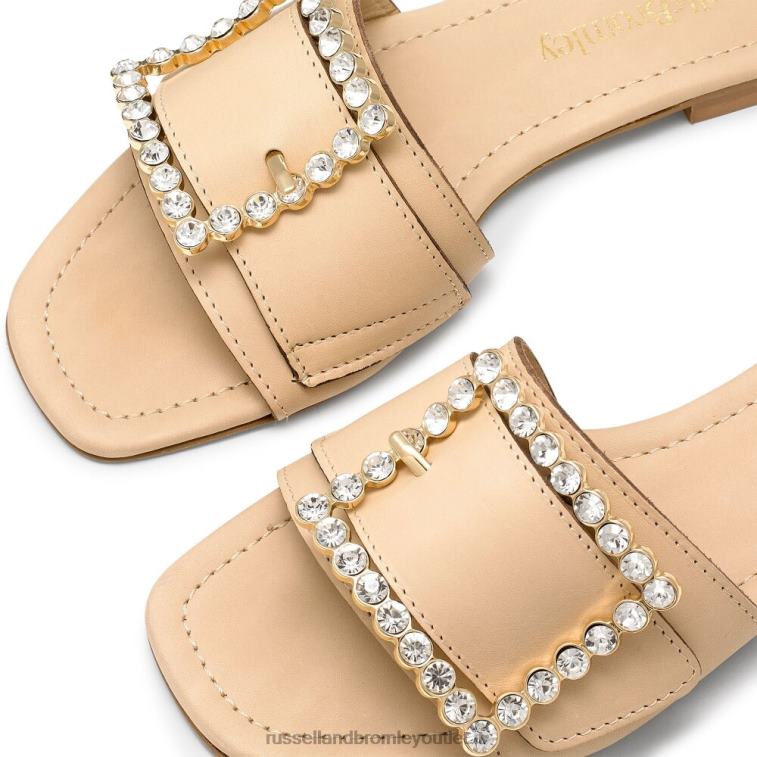 abbronzatura V0V4J406 donne Russell And Bromley mulo cindy con fibbia gioiello