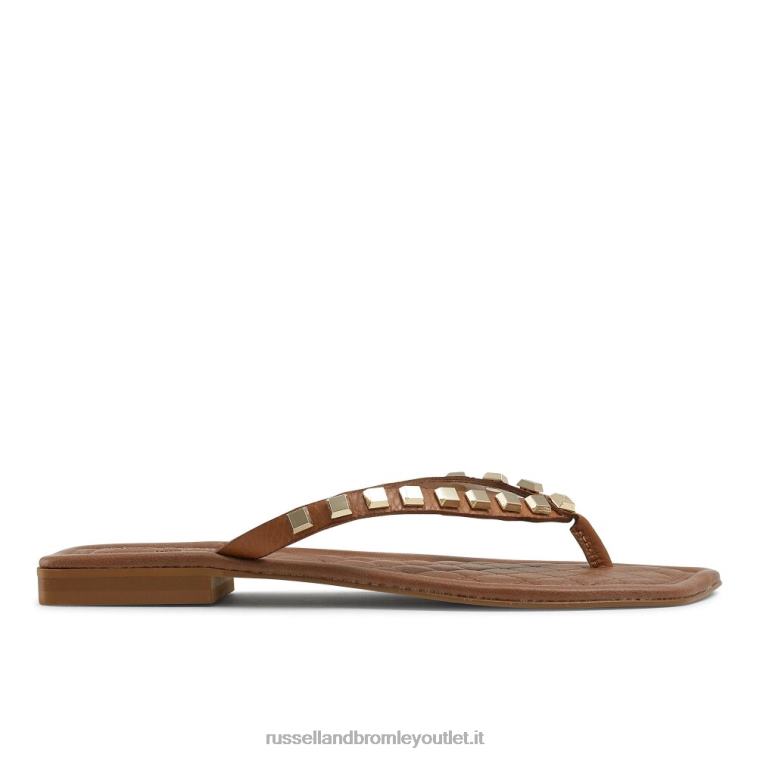 abbronzatura V0V4J408 donne Russell And Bromley sandalo con borchie cairo