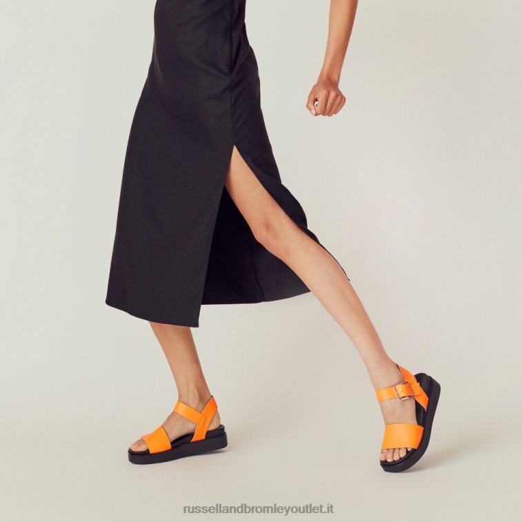 arancia V0V4J387 donne Russell And Bromley sandalo flatform sportivo boston