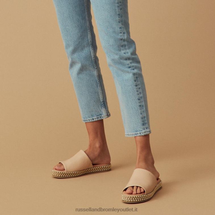 beige V0V4J390 donne Russell And Bromley mulo flatform salvadanaio