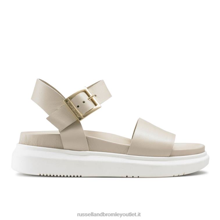 bianco V0V4J384 donne Russell And Bromley sandalo flatform grosso miramar