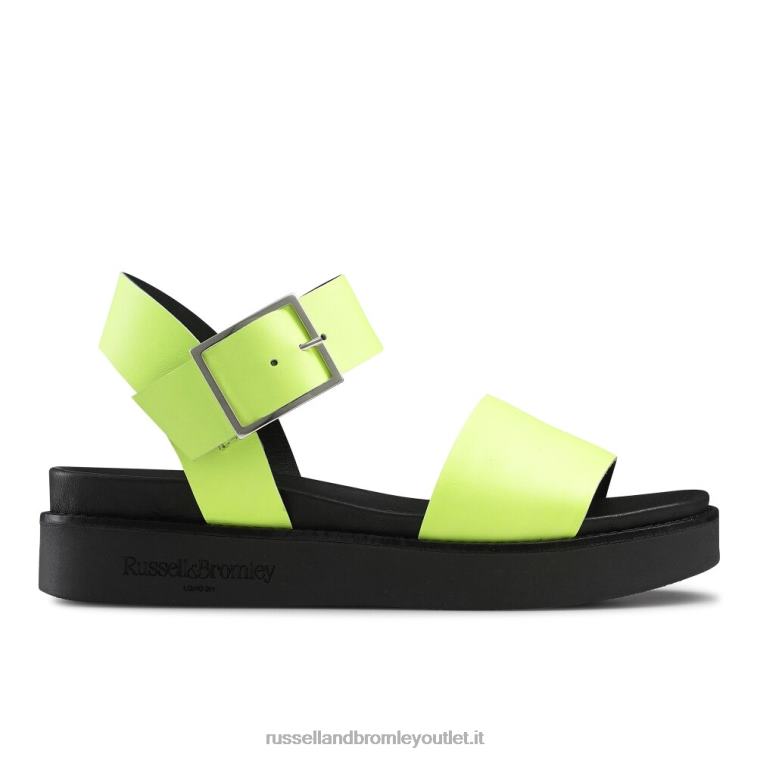 giallo V0V4J388 donne Russell And Bromley sandalo flatform sportivo boston