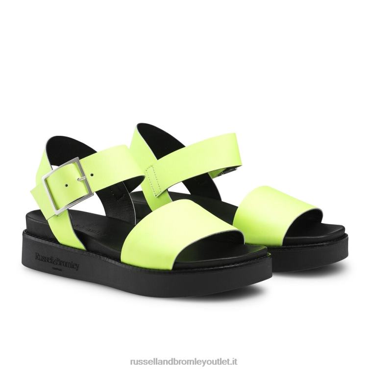 giallo V0V4J388 donne Russell And Bromley sandalo flatform sportivo boston