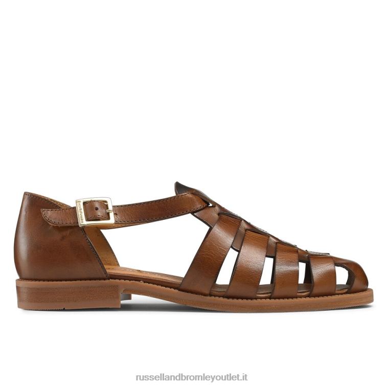 marrone V0V4J383 donne Russell And Bromley sandalo pescatore siracusa
