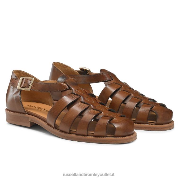 marrone V0V4J383 donne Russell And Bromley sandalo pescatore siracusa