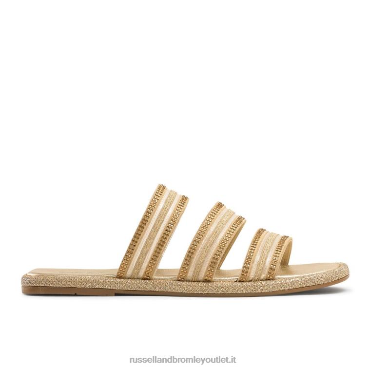 metallico V0V4J409 donne Russell And Bromley mulo abbellito cosmico