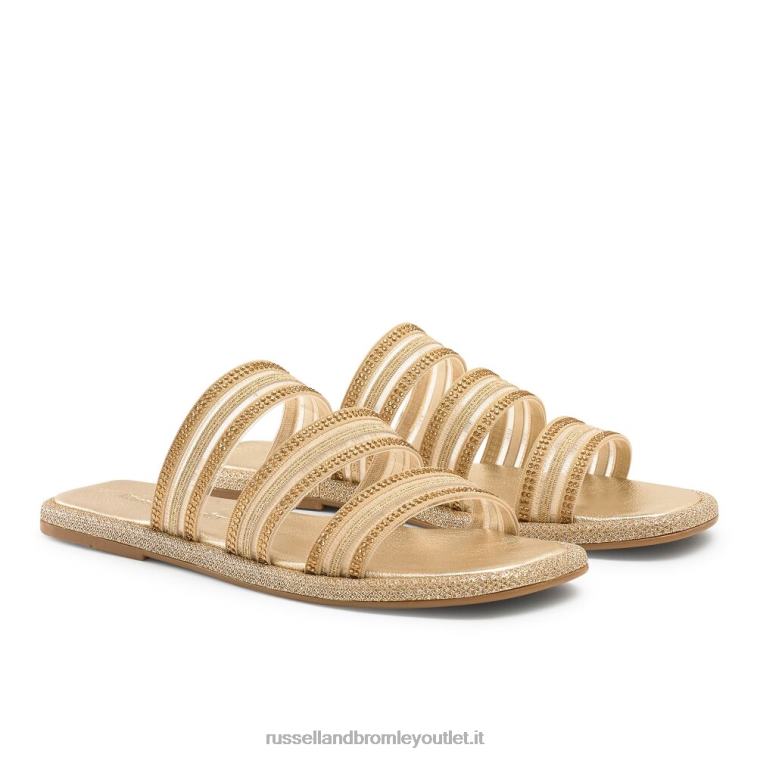 metallico V0V4J409 donne Russell And Bromley mulo abbellito cosmico