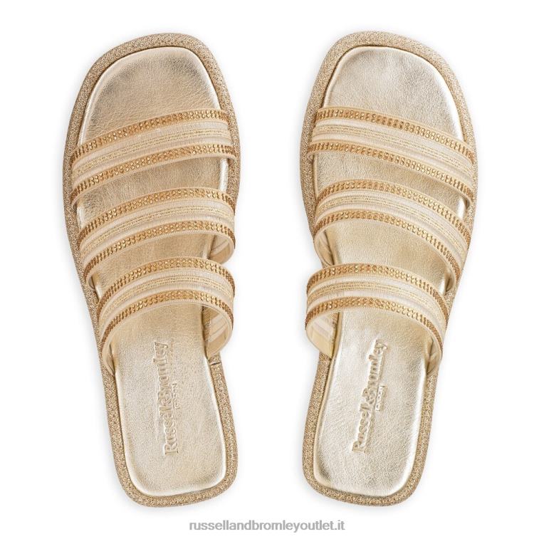 metallico V0V4J409 donne Russell And Bromley mulo abbellito cosmico