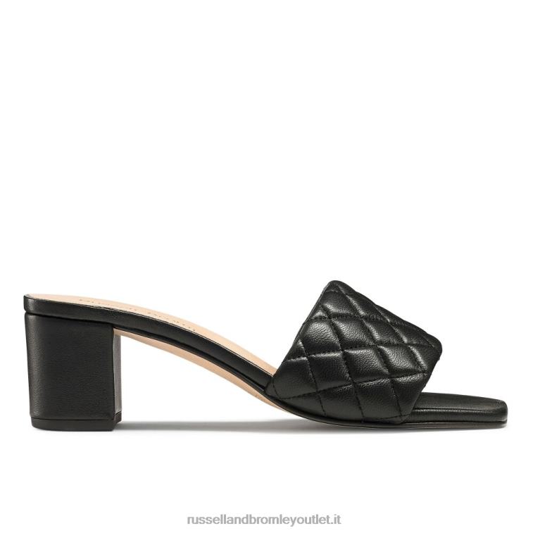 nero V0V4J141 donne Russell And Bromley sabot trapuntato trapuntato quiltbloc