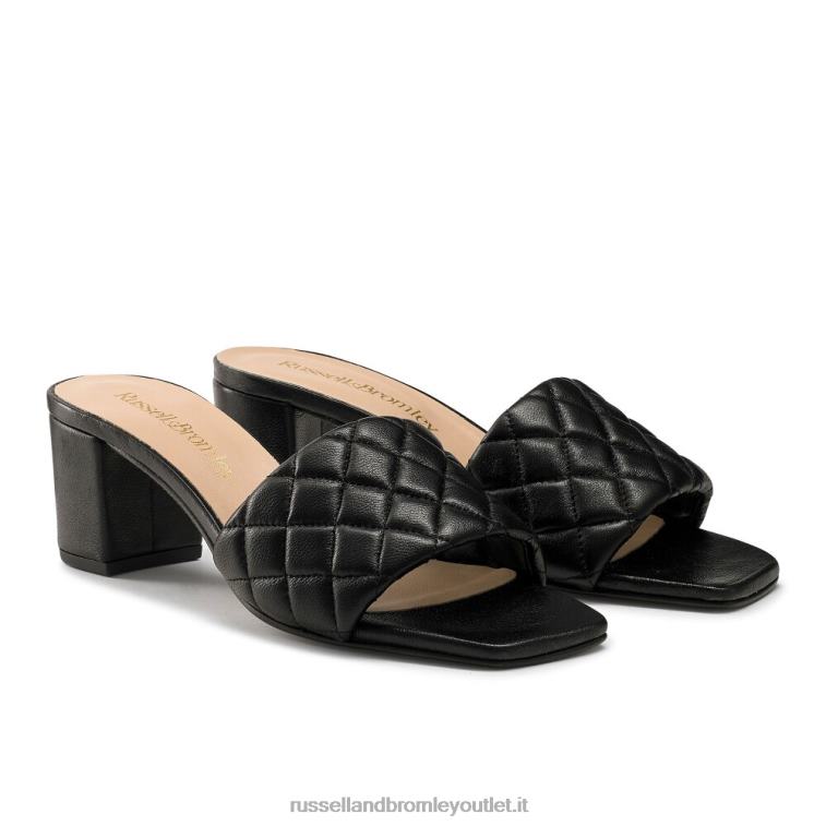 nero V0V4J141 donne Russell And Bromley sabot trapuntato trapuntato quiltbloc