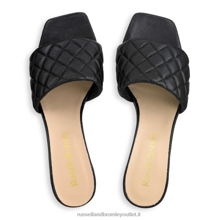 nero V0V4J141 donne Russell And Bromley sabot trapuntato trapuntato quiltbloc