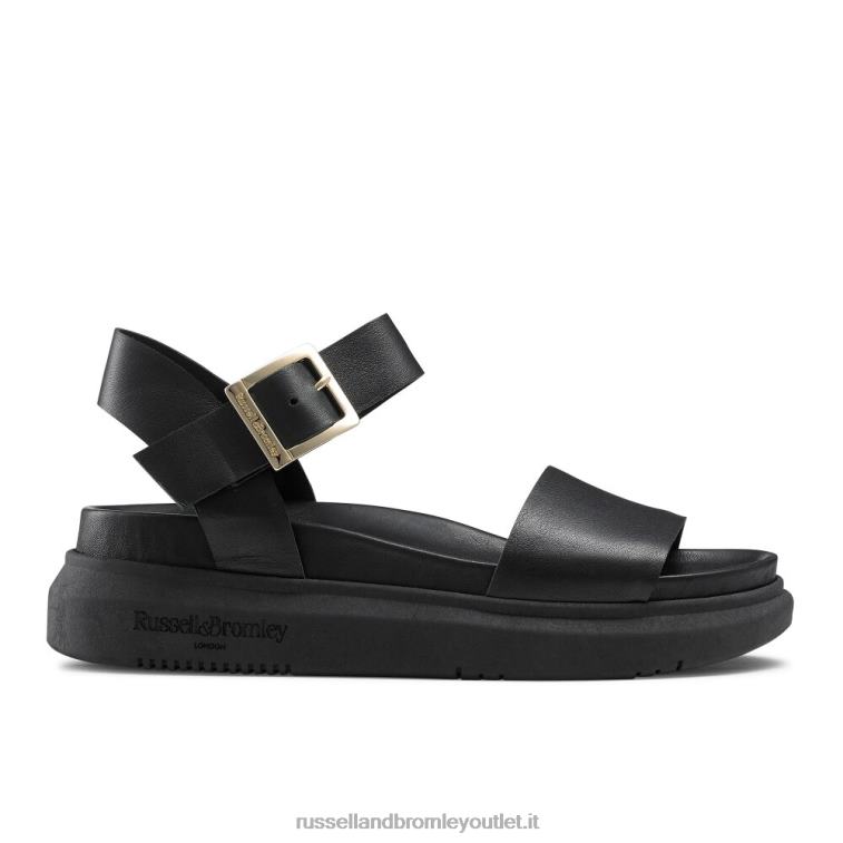 nero V0V4J378 donne Russell And Bromley sandalo flatform grosso miramar