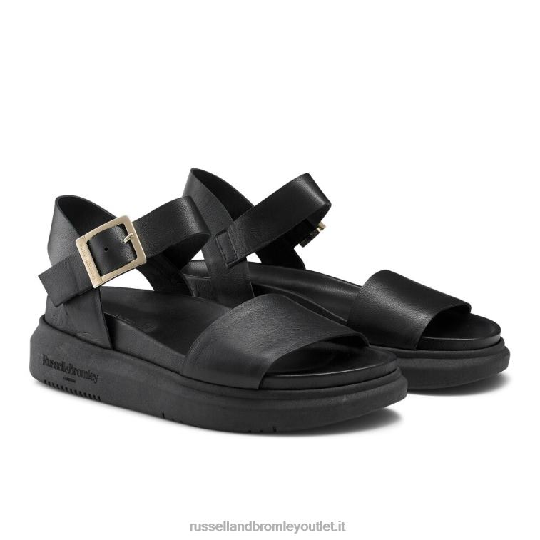 nero V0V4J378 donne Russell And Bromley sandalo flatform grosso miramar