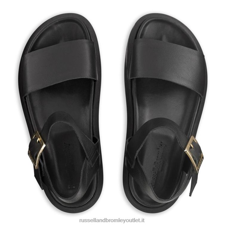 nero V0V4J378 donne Russell And Bromley sandalo flatform grosso miramar