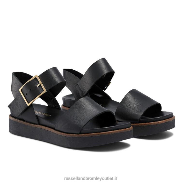 nero V0V4J381 donne Russell And Bromley sandalo flatform sportivo boston