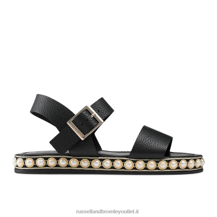 nero V0V4J385 donne Russell And Bromley Pearljam Pearl sandalo in due parti