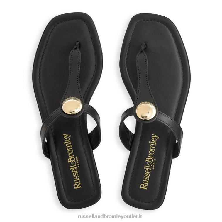 nero V0V4J391 donne Russell And Bromley perizoma con punta a disco lauretta