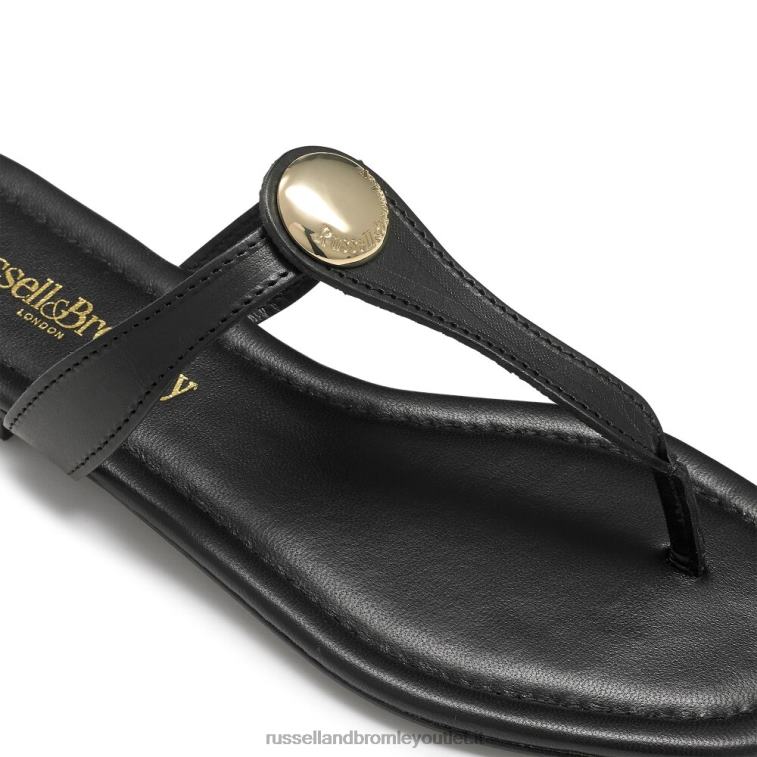 nero V0V4J391 donne Russell And Bromley perizoma con punta a disco lauretta
