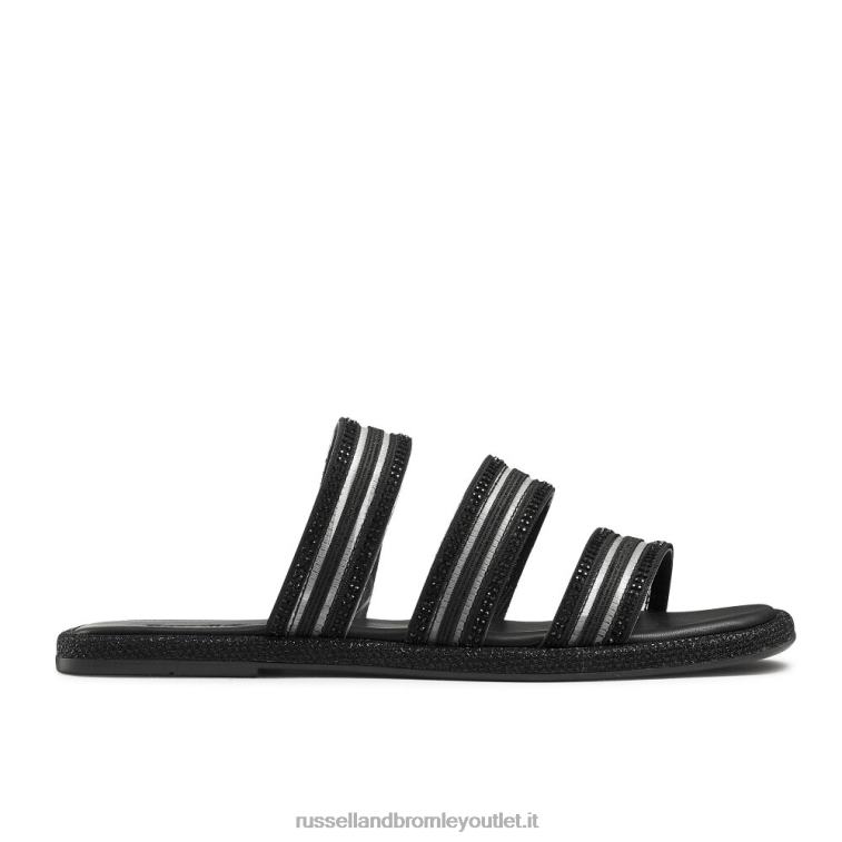 nero V0V4J415 donne Russell And Bromley mulo abbellito cosmico