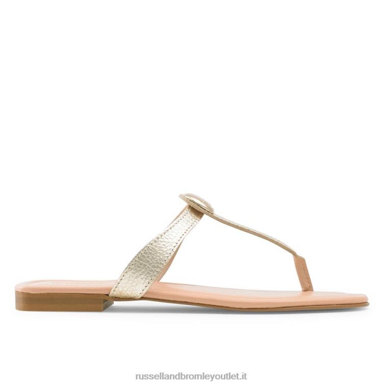 oro V0V4J392 donne Russell And Bromley perizoma con punta a disco lauretta