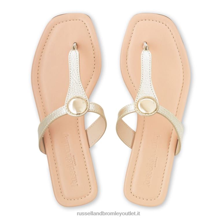 oro V0V4J392 donne Russell And Bromley perizoma con punta a disco lauretta