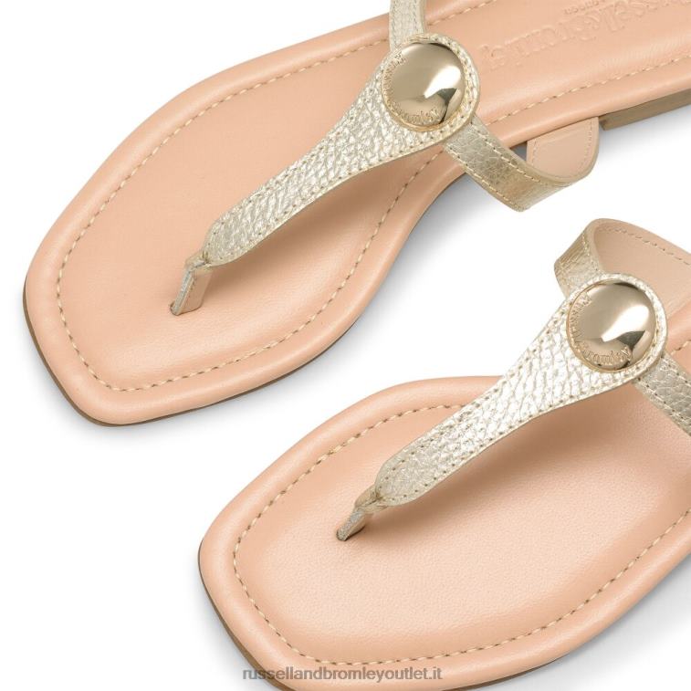 oro V0V4J392 donne Russell And Bromley perizoma con punta a disco lauretta