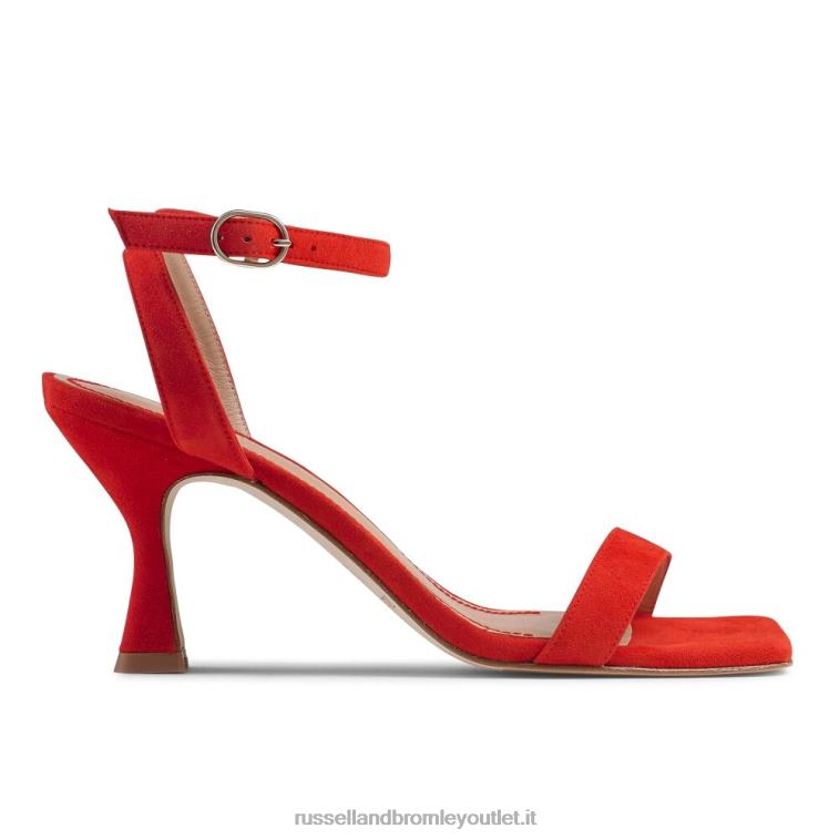 rosso V0V4J179 donne Russell And Bromley negroni sandalo in due parti