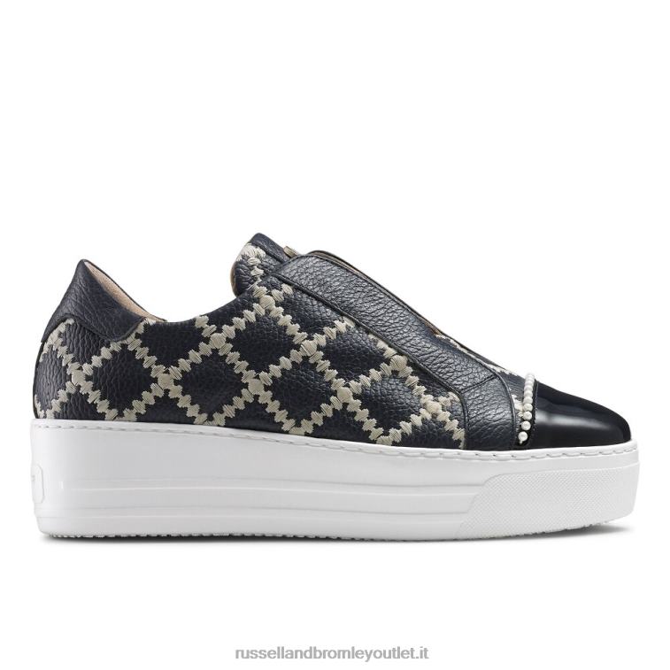 Marina Militare V0V4J27 donne Russell And Bromley sneaker senza lacci Seawalk
