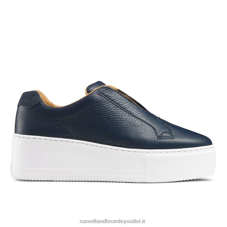 Marina Militare V0V4J31 donne Russell And Bromley park up sneaker flatform senza lacci