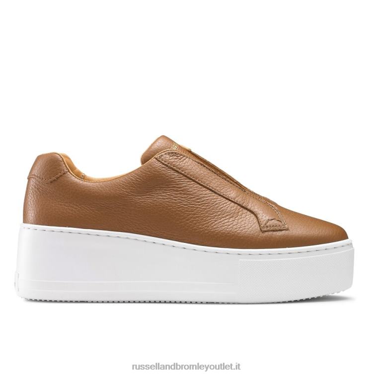 abbronzatura V0V4J24 donne Russell And Bromley park up sneaker flatform senza lacci