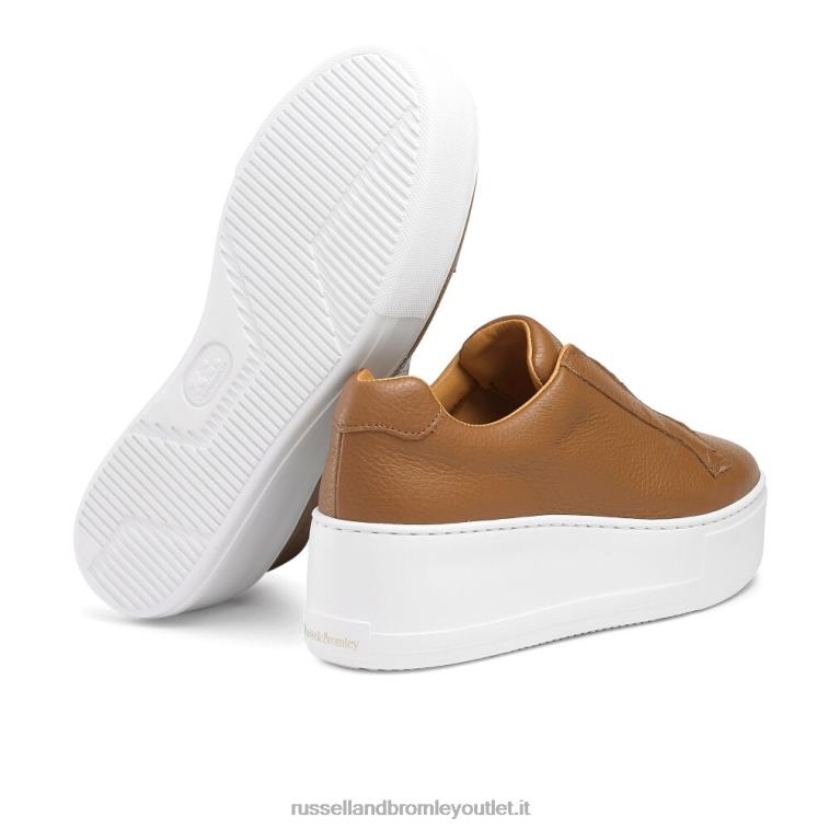 abbronzatura V0V4J24 donne Russell And Bromley park up sneaker flatform senza lacci