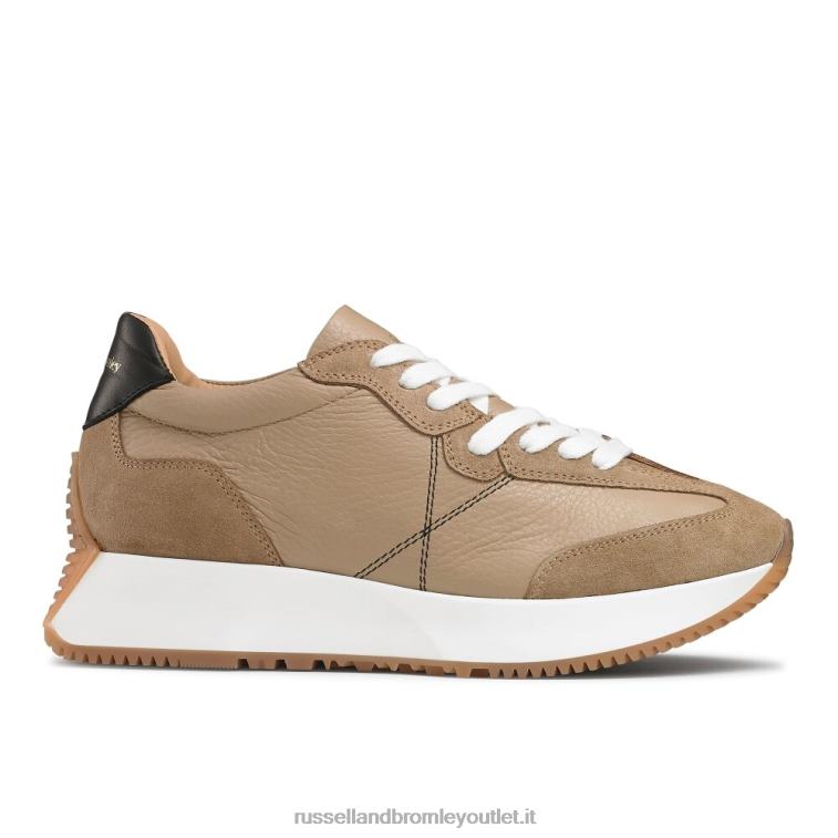 abbronzatura V0V4J65 donne Russell And Bromley sneaker con suola svasata a clessidra
