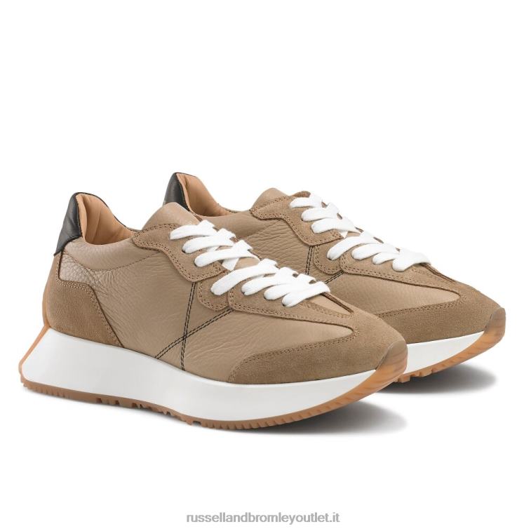 abbronzatura V0V4J65 donne Russell And Bromley sneaker con suola svasata a clessidra