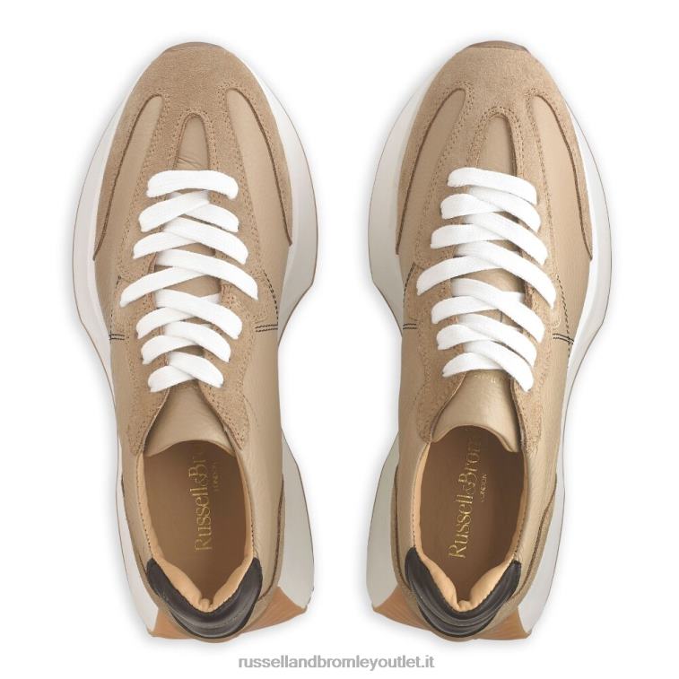 abbronzatura V0V4J65 donne Russell And Bromley sneaker con suola svasata a clessidra