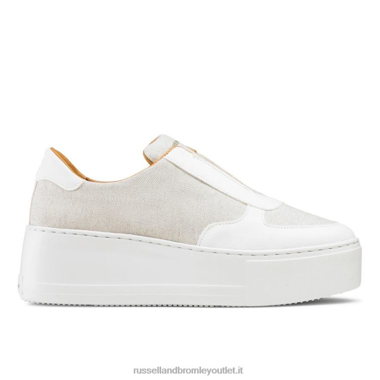 avorio V0V4J17 donne Russell And Bromley sneaker park ave eco flatform