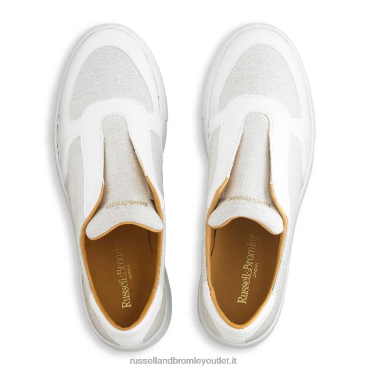 avorio V0V4J17 donne Russell And Bromley sneaker park ave eco flatform