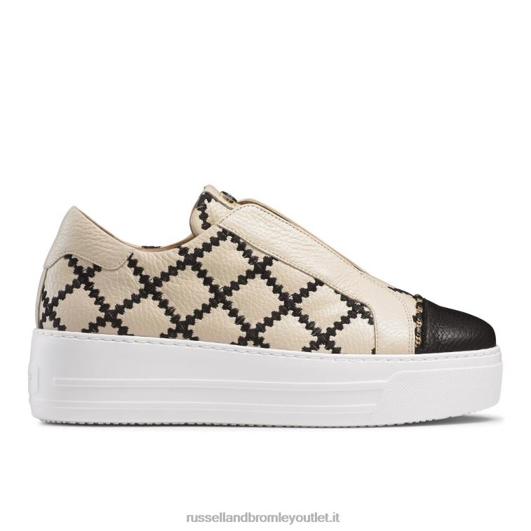 beige V0V4J29 donne Russell And Bromley sneaker senza lacci Seawalk