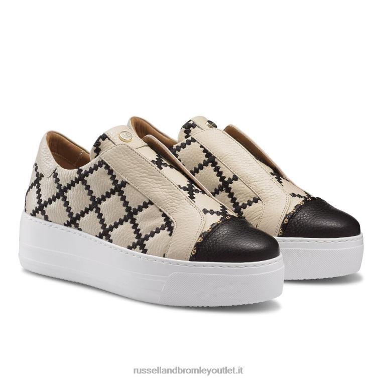 beige V0V4J29 donne Russell And Bromley sneaker senza lacci Seawalk