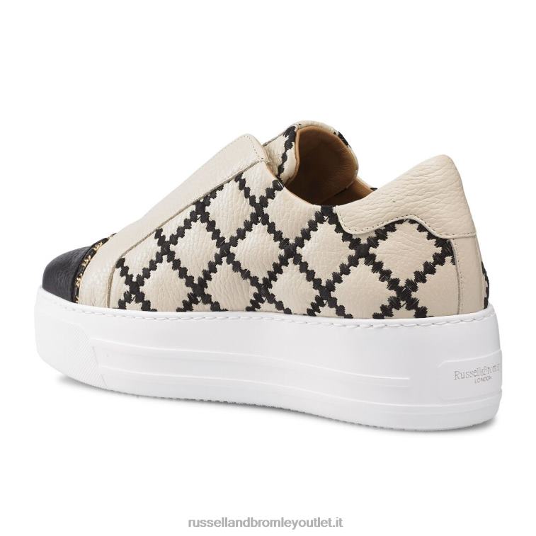 beige V0V4J29 donne Russell And Bromley sneaker senza lacci Seawalk