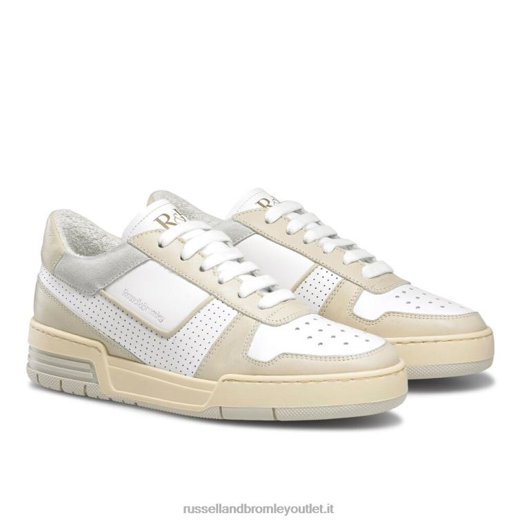 beige V0V4J77 donne Russell And Bromley sneaker traforata League
