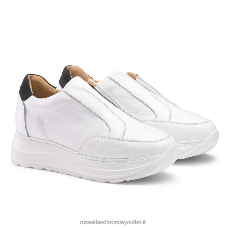 bianco V0V4J39 donne Russell And Bromley accelera il corridore senza lacci