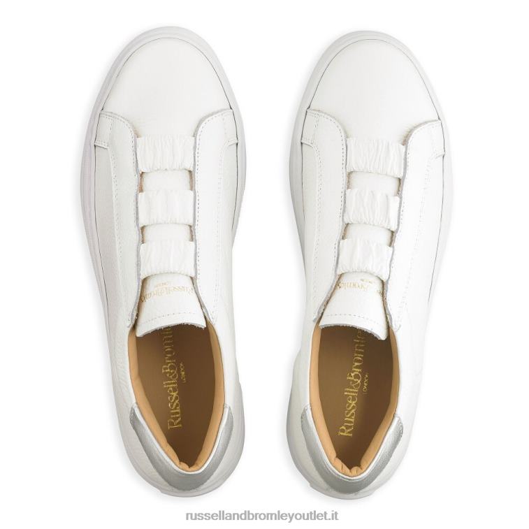 bianco V0V4J46 donne Russell And Bromley sneaker flatform sirius